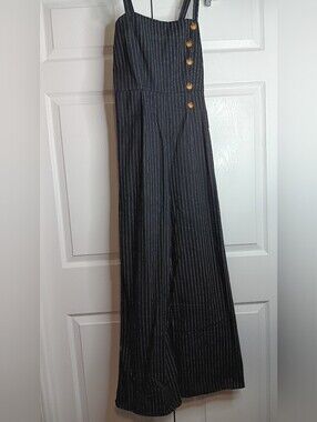 Pinstripe Jumpsuit